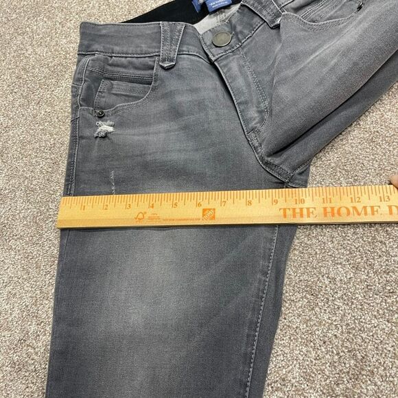 Democracy womens Ab Solution skinny jeans sz 4 gray jeans stretch denim - Picture 6 of 12